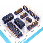 5 Pairs Pitch 2.5 mm 2 3 4 5 6 7 8 9 10 11 Positions Female Blade Socket Male Header Battery Connector Right Angle Straight