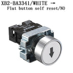 1Pcs Button Switch Self Reset Small Mushroom Head Emergency Stop 22mm Knob Key Start Inching Power on XB2-BG21 XB2-BA31 XB2-BS54
