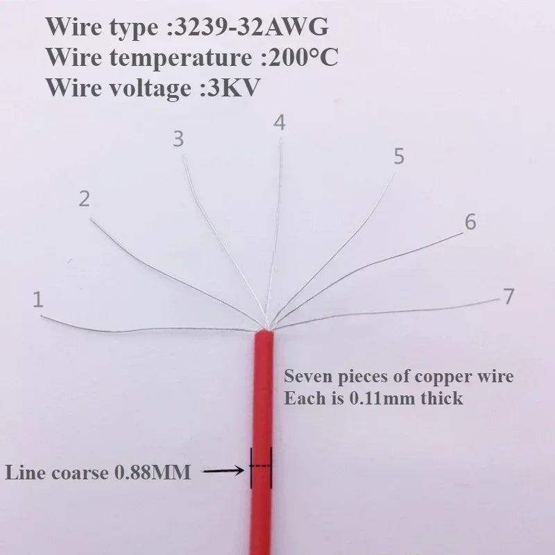 2-50Pcs/lot JST SH 1.0mm Pitch Female Socket Terminal Plug Wire Connector SH 1mm 2 3 4 5 6 Pin 20CM 32AWG Silicone Wires Cable