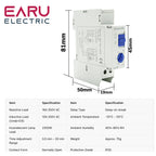 ALC18 Din Rail Mount Staircase Timer Switch 220VAC 16A Mechanical Time Delay Relay Auto-off Timer Corridor Stair Hall Lighting