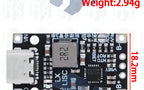 Lithium Battery Charging Boost Module with Balanced Support, Fast Charge with Indicator, 2S, 3S, Type-C BMS, 15W, 8.4V, 12.6V,