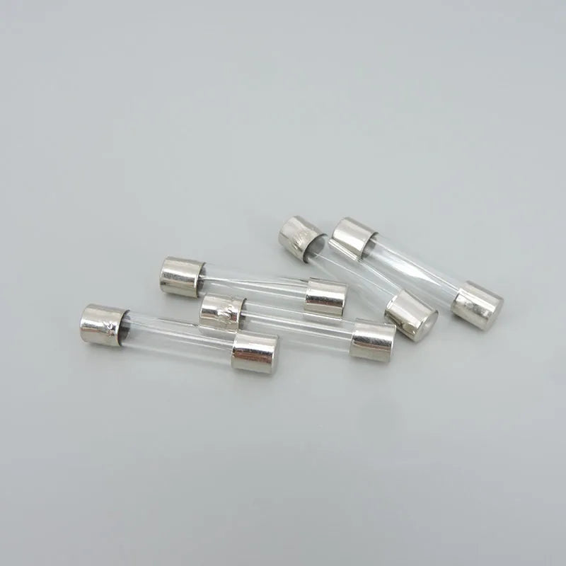 50Pc/box 6x30mm fast Blow Glass Tube mix Fuse Assorted Box mix Kits T 0.5A 1A, 2A, 3A, 5A, 6A, 8A, 10A, 15A, 20A 3cm 6x30 c1