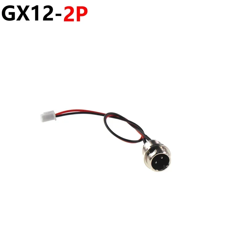 M12 Aviation Plug 2 3 4 5 6 Pin Male Head Adapter Cable Connector GX20 GX16  GX12 to XH2.54 Terminal Wire Extension Line 15-30cm