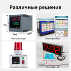 Hall Effect Open Loop Current Sensor and Transducer Ac Dc Output 4-20Ma 0-10V Rs485 Non Contact Current Transducer