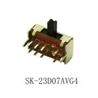 20PCS Mini Slide Switch On-OFF Micro Toggle Switch 1P2T H=1.5/2/4MM Miniature Horizontal Slide Switch SMD/DIP