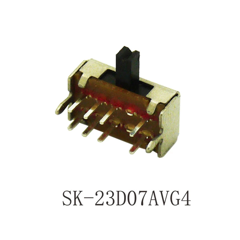 20PCS Mini Slide Switch On-OFF Micro Toggle Switch 1P2T H=1.5/2/4MM Miniature Horizontal Slide Switch SMD/DIP