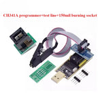 1PCS  CH341A CH341B 24 25 Series EEPROM Flash BIOS USB Programmer Module SOIC8 SOP8 Test Clip For EEPROM 93CXX / 25CXX / 24CXX