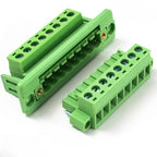 2Set 5.08mm 2P/3P/4P/5P/6P/8P/9P Panel Mmount Frame Screw Tension Sleeve EDGKM/RKM/WC Mstbt Plug PCB Terminal Block Connector