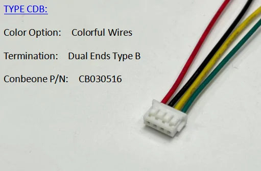 ZHR-4 Wire harness, JST ZH Series 1.5mm Pitch  Cable, 4P