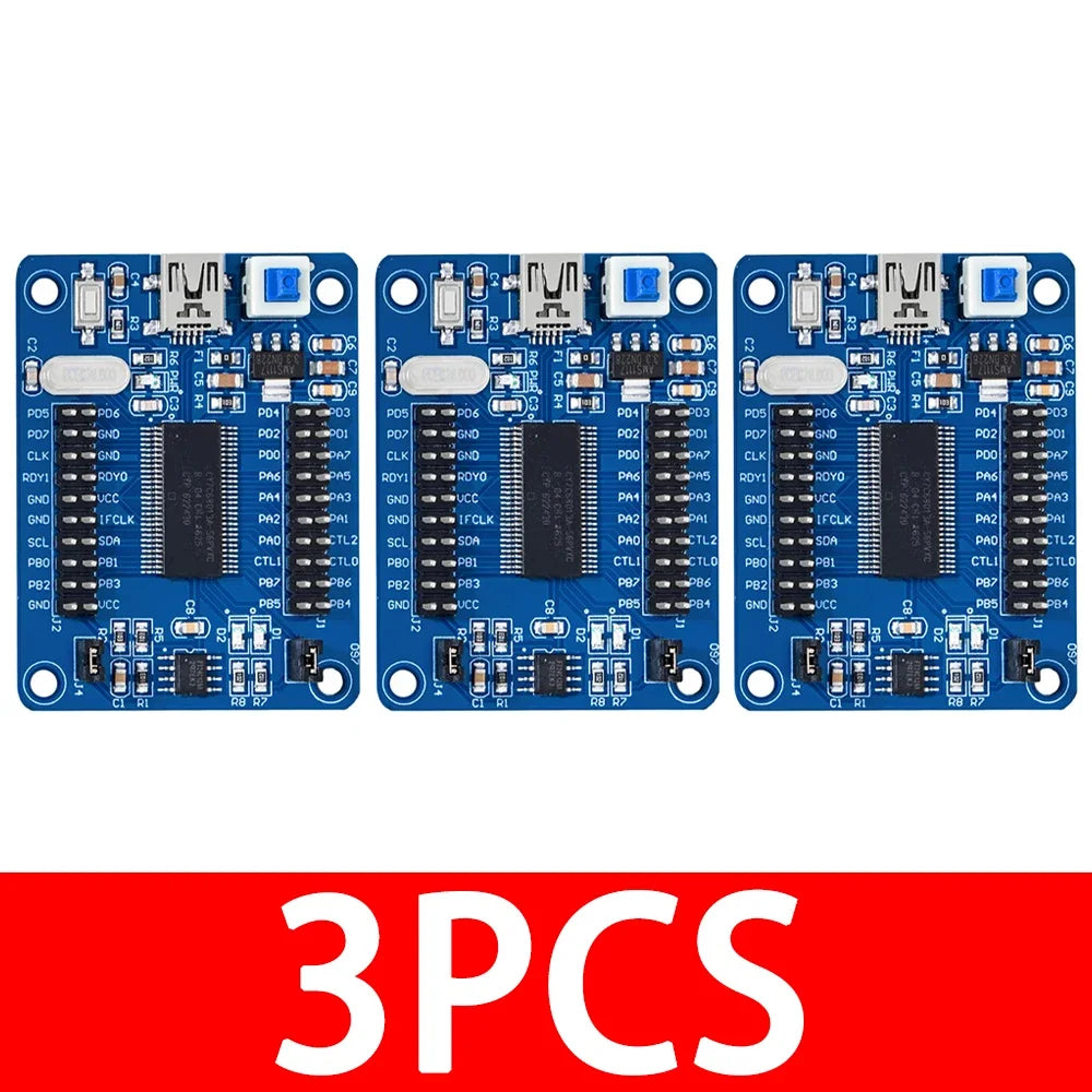 1~5PCS EZ-USB FX2LP CY7C68013A USB Core Board Development Board USB Logic Analyzer With I2C Serial SPI Interface Module Mini USB