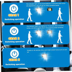 Clip‑on Solar Lights Outdoor Waterproof LED Motion Sensor Solar Security Lights, 3 Modes 3 Mounting Ways Lighting for Fence