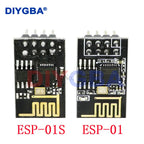 10Pcs ESP8266 ESP-01 ESP-01S ESP01 Serial Wireless WIFI Module Transceiver Receiver Internet Of Things Wifi Model Board