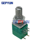 5pcs RK097GS 8PIN 10K 50K B10K B50K RK097G with a switch audio shaft 15mm amplifier sealing potentiometer