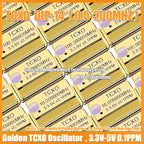 TCXO DIP-14 24.576M 24.576MHZ Gold Plated Rectangular Temperature Compensated Crystal Oscillator Golden 3.3V-5V 0.1PPM