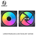 LIAN LI UNI FAN SL-INF 120 Infinity Mirror Fan RGB Case Radiator Cooler Gen.3 40 Leds L-Connect 3 120MM 140MM ARGB 5V 1/3Pcs