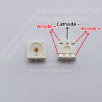High Power  Automotive  LED     0.5W     3528     3536     Amber     617nm    PLCC-6    LA G6SP    Automotive   Application