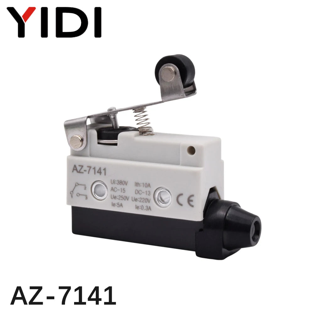 YIDI Waterproof Micro Limit Switch 10A 250V Roller Lever Arm AZ-7312 AZ-7311 AZ-7121 Horizontal Type