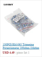 20pcs 2W Metal film resistor 1% 1R~1M 2.2R 4.7R 10R 22R 47R 100R 220R 470R 1K 10K 100K 2.2 4.7 10 22 47 100 220 470 ohm