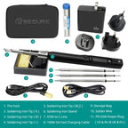 Sequre S99 Soldering Iron Compatible With Jbc245 Tip Support Pd|qc|dc|pps Power Supply For Drone Rc Model Welding Repair Tool
