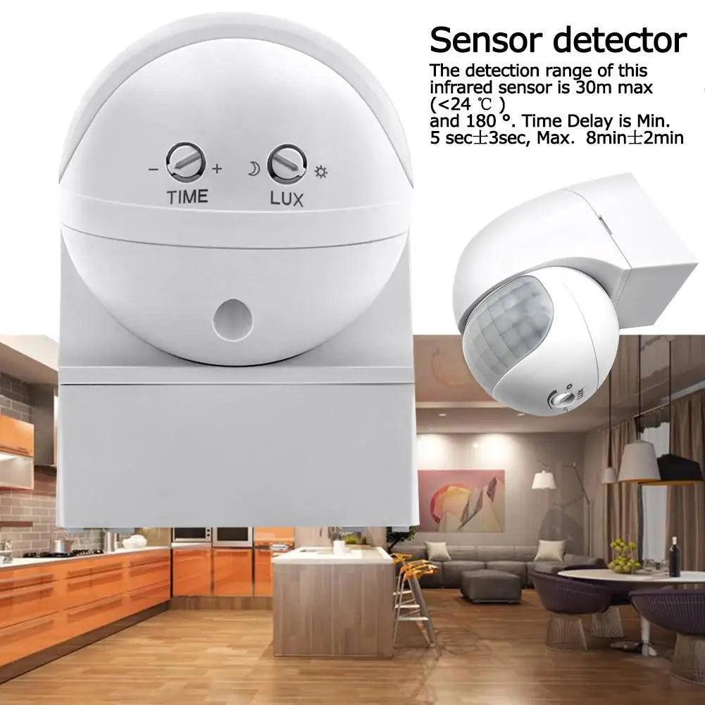 3/5 Pcs Outdoor Infrared Long Motion 110v~230v Wall Switch PIR Detectors LED Sensor Waterproof Timer 180 Light Motion Sensor