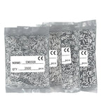 Pure Copper Non-Insulated Cord End Terminals Kit EN0508 EN1008 EN4009 Naked Wire Ferrules Crimp Terminals Wire Connector