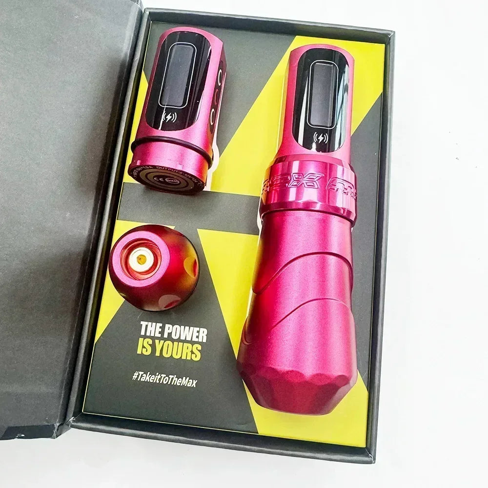 For FK Iron Flux Max New Style Popular Professional Wireless Rotary Tatoo Machine Pen 3.5mm,4.0mm,Stroke Art Home