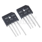 5pcs KBU606 KBU608 KBU610 KBU808 KBU810 KBU1010 KBU1510 KBU2510 KBU3510 Flat Rectifier Bridge Diode Bridge Rectifier