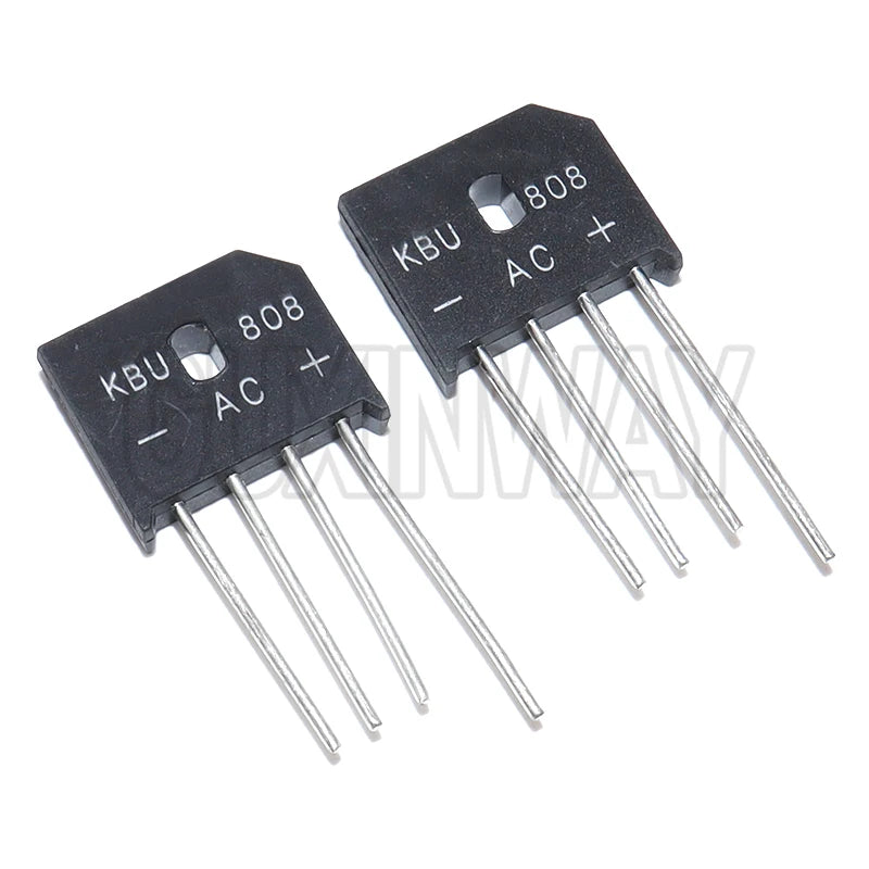 5pcs KBU606 KBU608 KBU610 KBU808 KBU810 KBU1010 KBU1510 KBU2510 KBU3510 Flat Rectifier Bridge Diode Bridge Rectifier