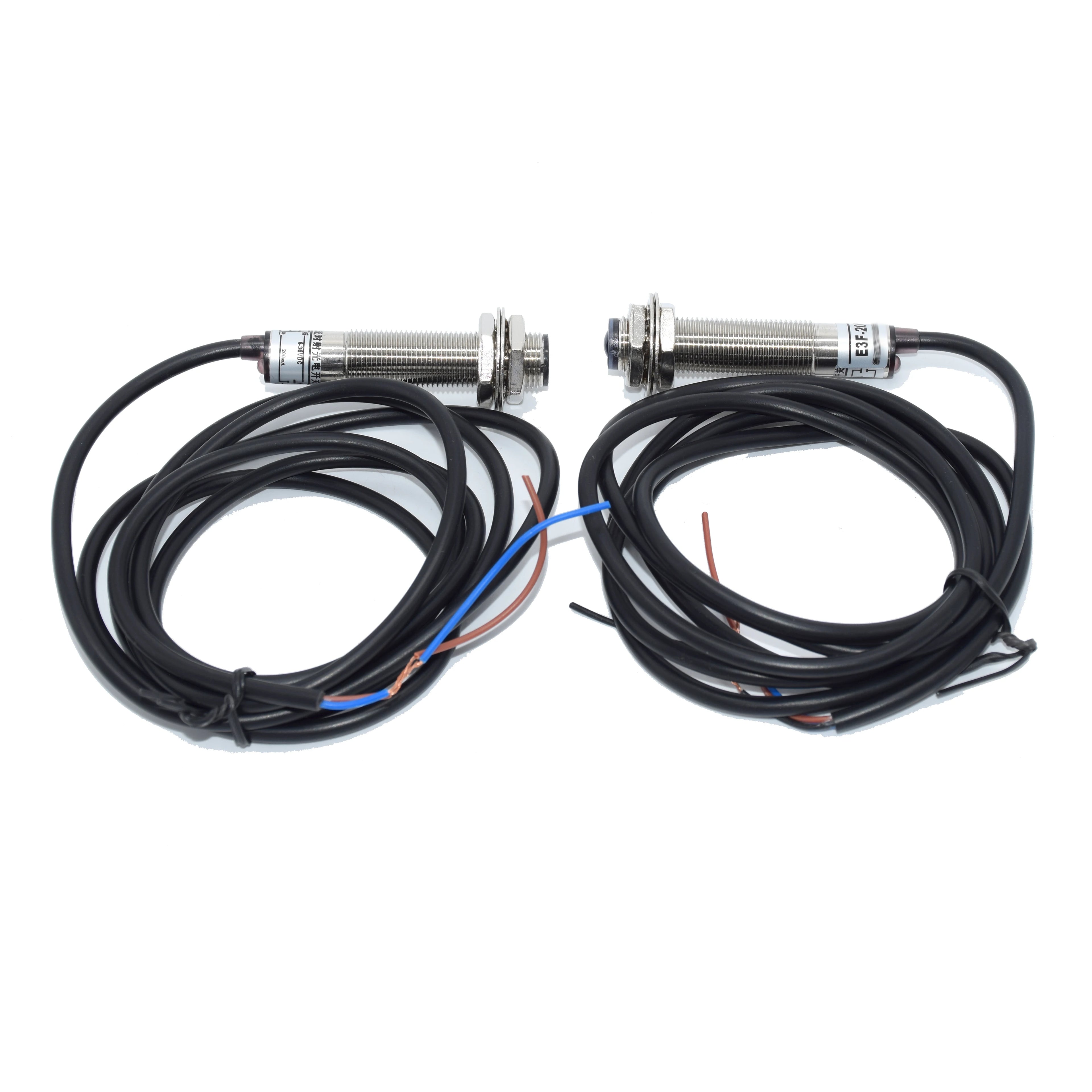 DC6~36V Waterproof Laser Photoelectric Switch M12 Laser Beam Sensor Detector 20 meters Distance NPN PNP