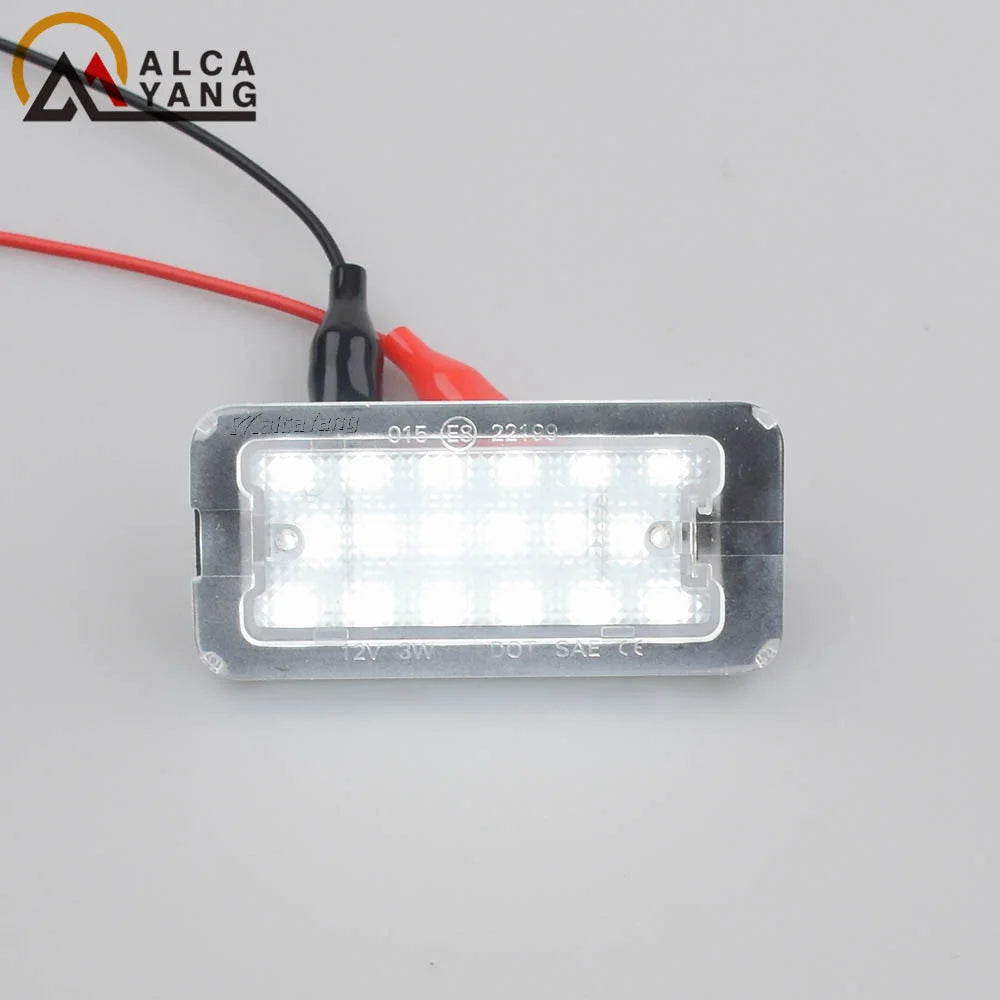 2x Fits For Fiat 500 / Abarth 500 2007-2020 CANbus Xenon White Led Number License Plate Lights