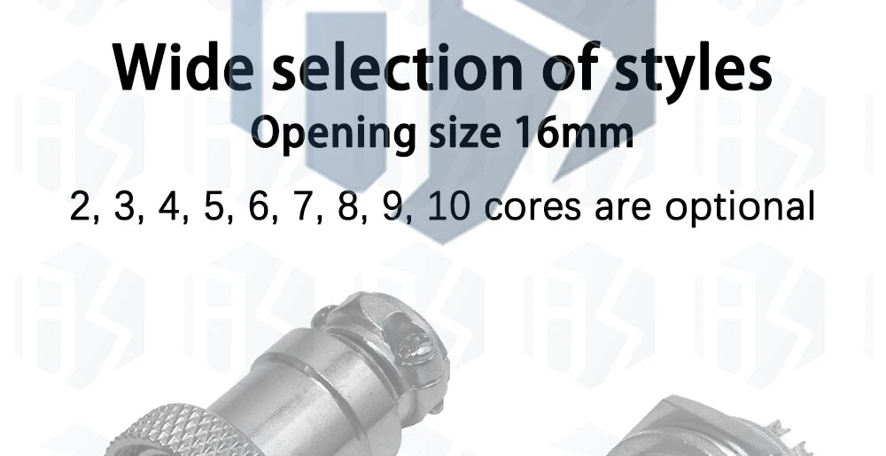 2-7 Pin GX16 Aviation Connector, Metal Male Plug Female Socket Industrial Wiring Terminal Adapter