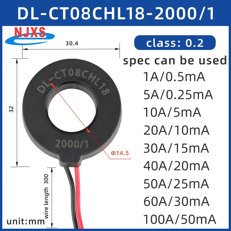 Micro Current Transformer Toroidal Core for Current Measurement