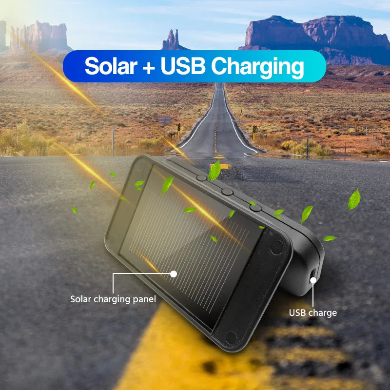 E-ACE K07 TPMS Solar Sensor Intelligence Wireless Tire Pressure Monitoring System Temperature Warning With 4 Sensors