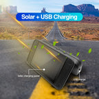 E-ACE K07 TPMS Solar Sensor Intelligence Wireless Tire Pressure Monitoring System Temperature Warning With 4 Sensors