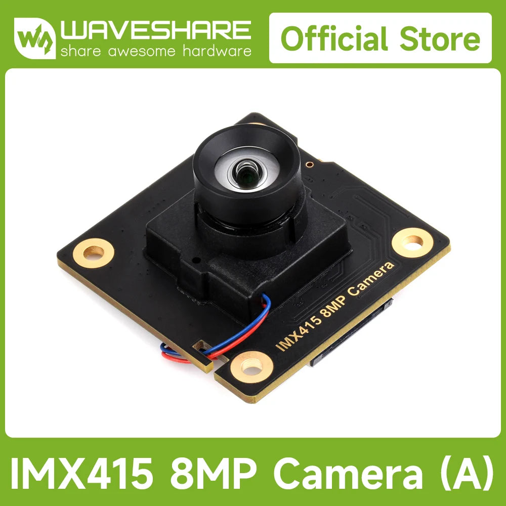 Waveshare IMX415 8MP Camera Module (A), With High SNR, Good Low Light Performance, Supports Raspberry Pi/Luckfox Series Boards