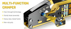 Kebidumei RJ45 Crimp Plier Pass Through Ethernet Modular Plug Crimping Tool for Cat6 Cat5/5e RJ45 Connectors 8P6P RJ11 Connector