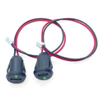 1/10pc USB Type C Input Type Charging Socket With LED Lights Plate 2pin Waterproof USB-C Power Port TYPE-C Female Connector Jack