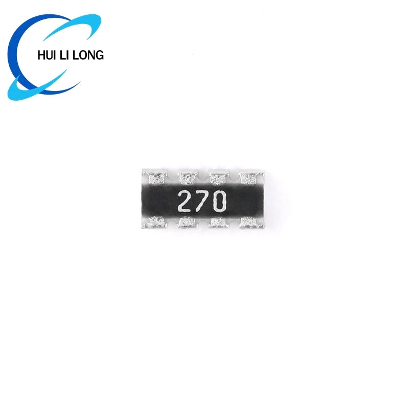 100PCS 0402 Network Resistor 5% 8P 2x4P 1/16W 0 30 33 51 56 68 75 82 100 220 470 1K 1.5K 2K 5.1K 6.8K 8.2K 10K 15K 47K 510K ohm