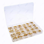 480PCS 24Values Monolithic Ceramic Capacitor Kit (10PF-10UF) Boxed for Signal Filtering Projects &  Electronic Circuit Coupling