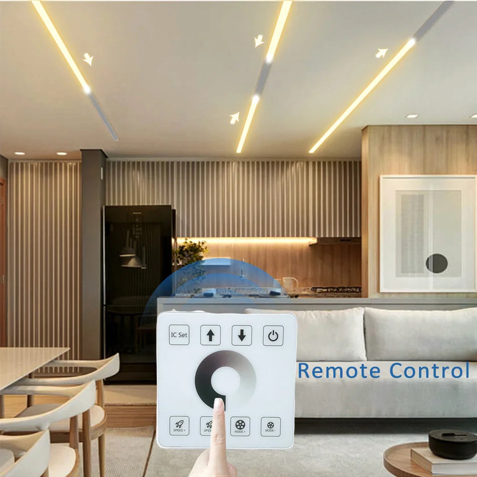 Running Water Flowing LED Strip Light WS2811 24V Horse Race Sequential LED Ribbon With RF Touch Panel Controller 10M 30M 40M Set