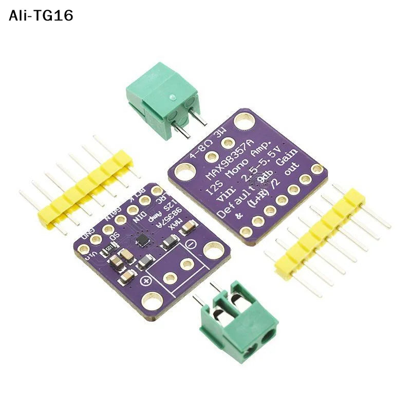 【TG16】1 Set 3006 I2S 3W Class D Amplifier Without Filtering DIY Power Amplifier Board MAX98357A Audio Amplifier Module