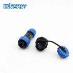 SP13 Waterproof Connector Solder-type IP68 Aviation Plug Socket Set Back Nut Docking Electric Panel Install 2/3/4/5/6/7/9 Pin
