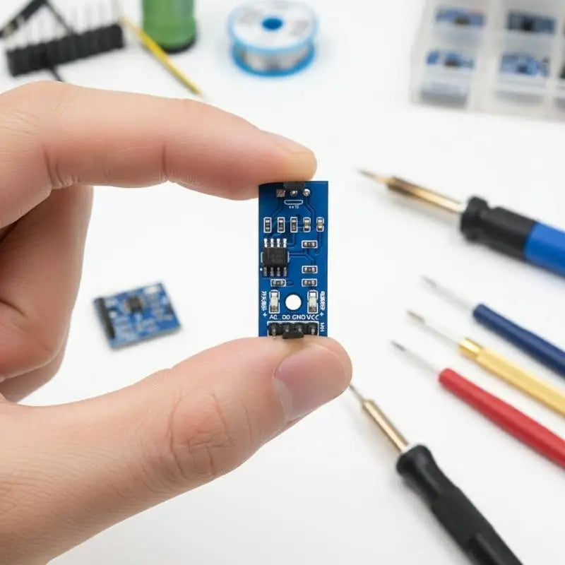 A3144 Hall Effect Sensor Module Hall Sensor Motor Speed Measurement RPM Counter Digital Output for  DIY Electronics Kit