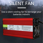 67.2V 6A Charger For 16S 59.2V Li-ion Battery 60V 6A Fast Charge Smart Aluminum Case Lipo Battery Charger 110V To 220V