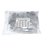 150PCS 300PCS Resistor Kit 1W 2W 3W 5W 5% 30Kinds X 10PCS Carbon Film Resistance 0.1-750 ohm Set 1k-820K 30Kinds X 5PCS