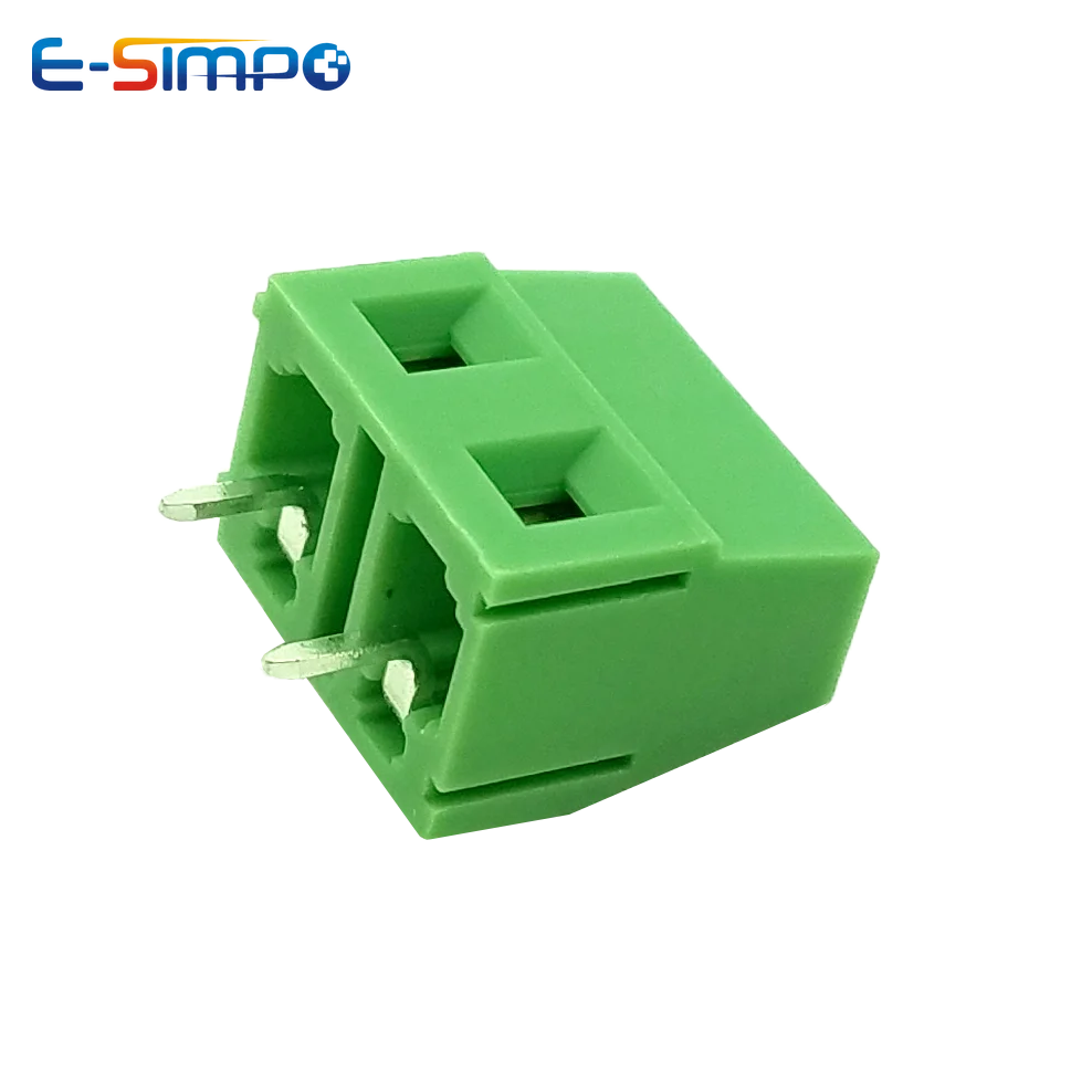10pc PCB Screw Terminal Block 128-3.5/3.81/5.0/5.08/7.5/7.62-2P 3Pin Spliceable 0.15/0.2/0.25/ 0.3inch Pitch Rohs Wire Connector