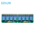 1 2 4 8 Channel Relay Module 30A With Optocoupler Isolation 5V 12V 24V Supports High And Low Triger Trigger