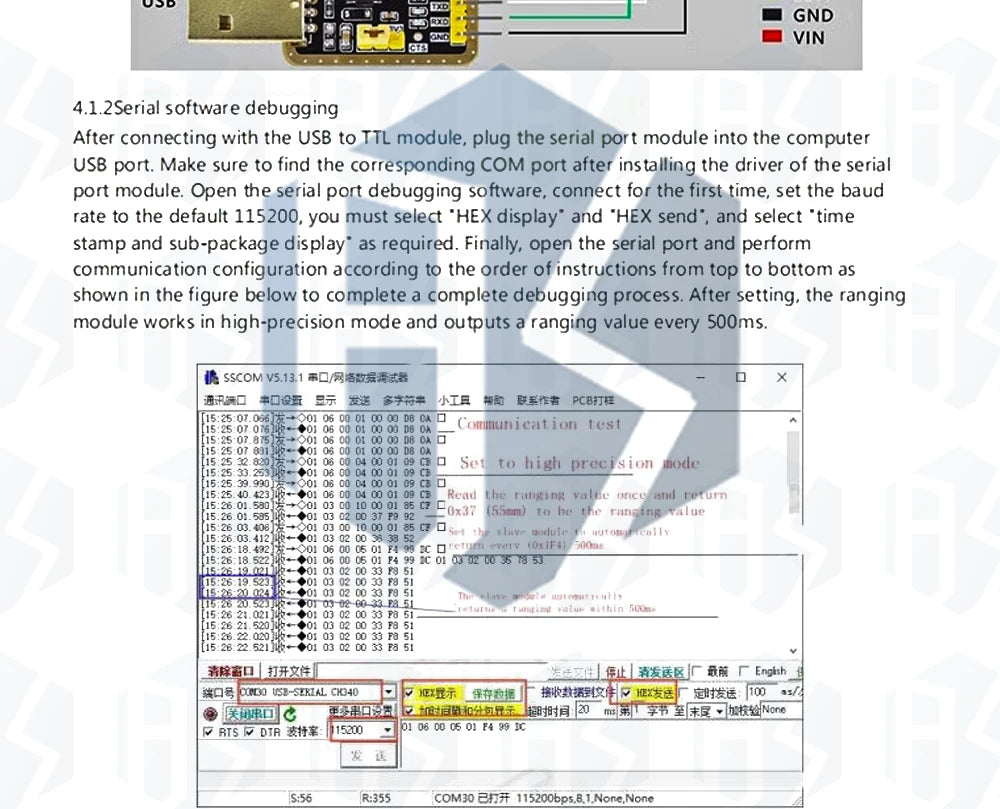 ‌VL6180/VL53L0X/VL53L1X Time-of-Flight (ToF) Laser Distance Sensor – High-Precision Ranging Module (50cm/2m/4m) with MCU