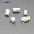 50PCS XH2.54 Right Angle Pin Header Connector 2P 3P 4P 5P 6P 7P 8P 9P 10P 12P 2.54mm Pitch XH for PCB JST 90D Bend RA Pin Wafer