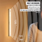 30cm Rechargeable Induction Aisle Night Light LED Motion Sensor Light Portable Detector Wall lamp Mirror Light Staircase Backlig